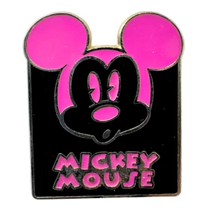Disney Mickey Mouse Expression Baffled Pink Trading Pin DC2S1 - Bild 1 von 4