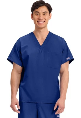Blusa Médica Cherokee Unisex Ropa de Trabajo Cuello en V 4777 Galaxy Azul XS a 5XL Foto 1 de 4
