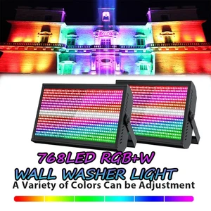 Wall Wash Light 200W DMX RGBW 768LED Strobe Stage Beam Light Concert NightClub - Picture 1 of 7