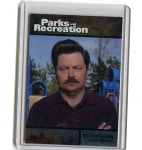 2013 Press Pass Parks & Recreation Nick Offerman as Ron Swanson Foil Parallel 72 - Picture 1 of 1