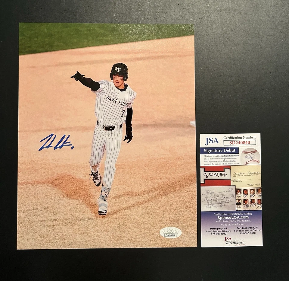 Marek Houston Autographed Signed Photo 8x10 Minnesota Twins Baseball JSA Cert - Image 1 of 1