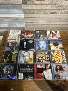 Job Lot of 16 Rap/Pop CDs - Untested - Foto 1 di 5