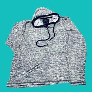 Athleisure leichter melierter grauer Hoodie Langarmshirt Modern Culture MED - Bild 1 von 6