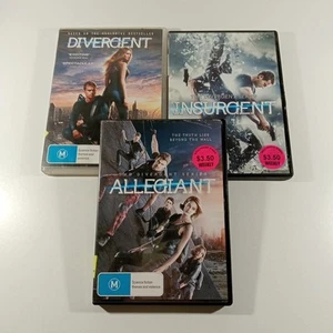 The Divergent Series DVD Bundle Lot Region 4 PAL Video Store Ex Rental Movies - Picture 1 of 13