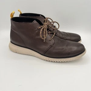 Cole Haan 2.ZEROGRAND Chukka Boots Sneaker Men Size 11.5 Leather Lace Dress Shoe - Picture 1 of 8