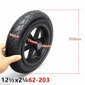 Sturdy 12 Inch Tire Set with Wheel for 12 12x2 14 For bike Compatibility - Picture 1 of 12