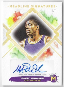 MAGIC JOHNSON 2024 TOPPS MOTIF AUTO AUTOGRAPH CARD #1/1! - Picture 1 of 1
