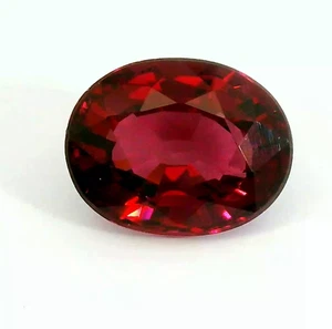 NATURAL RHODOLITE GARNET 2.270 carat -Purple Red 8x6mm oval Loose Gemstones - Picture 1 of 4