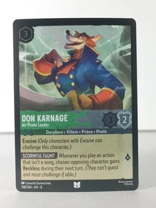 Don Karnage - Líder Pirata Aérea - Reign of Jafar - 108/204 - Lámina - Z - Imagen 1 de 5