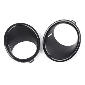Practical Front Fog Light Cover for Mini For Cooper R55 R56 R57 Black Trim - Picture 1 of 12