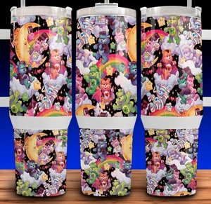 40oz Universal Monsters 80s Bears - Frankenstein - Dracula Cup Mug Tumbler - Picture 1 of 3
