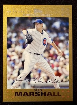 2007 Topps Updates & Highlights - Sean Marshall #UH138 Gold Parallel /2007 - Image 1 of 2
