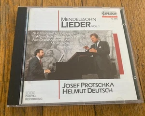 Mendelssohn Lieder Vol.1 - Josef Protschka, Helmut Deutsch (CD) Capriccio (1991) - Foto 1 di 3