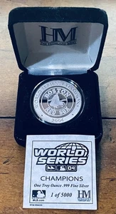 2004 Boston Red Sox World Series Champions Highland Mint Silber COA #682/5000 - Bild 1 von 4