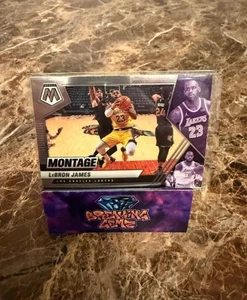 2020-21 Panini Mosaic Card #17 LeBron James Montage Los Angeles Lakers - Picture 1 of 1