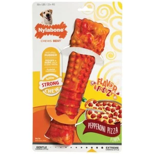 Nylabone Flavor Frenzy Rubber Chew, Pepperoni Pizza - Picture 1 of 1