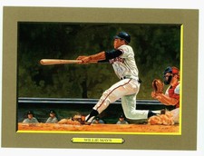 Willie Mays S.F. Giants 1990 Moments Great Perez Steele Card Unsigned  /5000 Ex