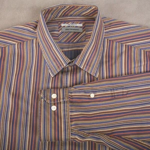 Johnston And Murphy Mens Button Down Shirt Maybe XL - No Size Tags See Below - Picture 1 of 8