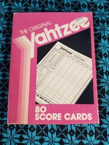 Vintage YAHTZEE Score Pads 80 Score Cards - Picture 1 of 3