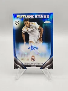 2023-24 Topps Cromo UEFA Álvaro Rodriguez Future Stars Refractor Azul/150 Automático - Imagen 1 de 2
