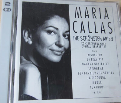 MARIA CALLAS - DIE SCHÖNSTEN ARIEN -  2 CD  Album - Bild 1 von 2