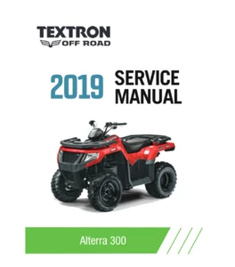 Manual de servicio Arctic Cat Alterra 300 | 2019 |CD o USB enviado por correo - Imagen 1 de 12