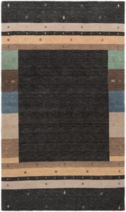 Tapis Oriental Tissé À La Main 273x164 Cm - Fin, Moderne, Tapis, Noir - Picture 1 of 10