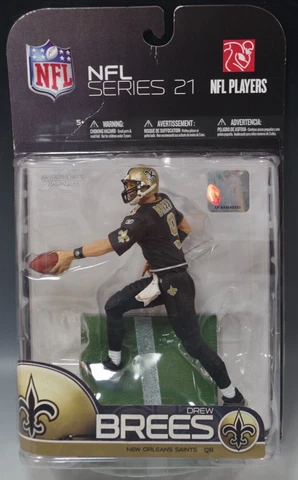 McFARLANE DREW BREES NEW ORLEANS SAINTS SERIES 21 FIGURINE NFL FOOTBALL MIB Cover