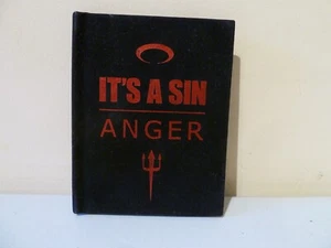 It's a Sin Anger Hardback Book Plush Covering 2002 New - Picture 1 of 5