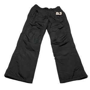 Slalom Snow Pants Men’s Size M Black Nylon Ankle Zip Pockets Ski Snowboard Storm - Picture 1 of 15