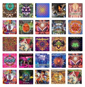 Psychedelic Trance Music Metal Poster - Collectable Tin Signs - Size 30*30cm - Picture 1 of 24