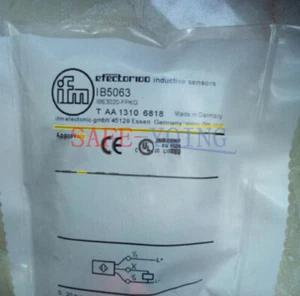 New 1pcs IFM one Induktiver Sensor Typ IB5063 IBE3020-FPKG #T6 - Bild 1 von 4