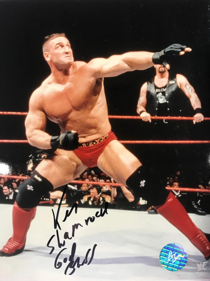 Foto de lucha libre autografiada de Ken Shamrock de 8x10 Foto 1 de 1