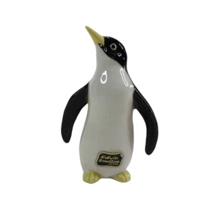 Penguin By Helvin Bone China Japan Marked Retro Animal Figurine Vintage Small - Picture 1 of 9