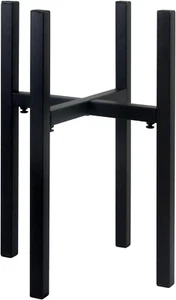 Black Adjustable Metal Beverage Drink Dispensers Stand, Water Crock Stand Fits 9 - Picture 1 of 12