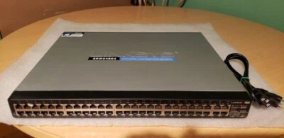 Linksys SRW248G4 48-Port 10/100 + 4-Port Gigabit Switch - Image 1 of 4