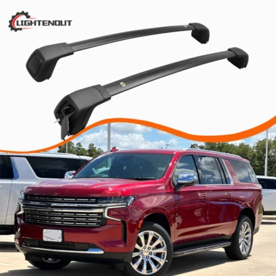 Barra transversal de techo para equipaje portaequipajes Chevy Chevrolet Suburban 2021-2026 Foto 1 de 4