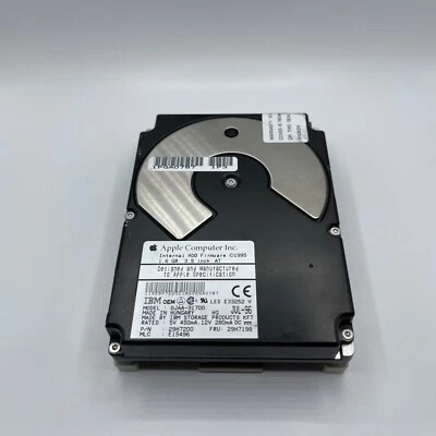 Hard Drive IBM DJAA-31700 29H7200 29H7198 For Apple Macintosh Vintage w/ Tray - Image 1 of 2
