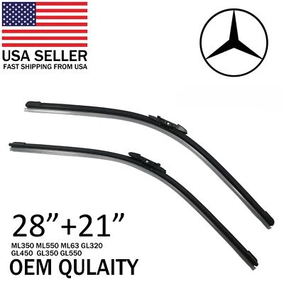 Nuevo limpiaparabrisas Premium calidad OME 28+21 para Mercedes-Benz ML320 ML350 ML550 Foto 1 de 4