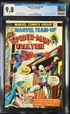 MARVEL TEAM-UP #34 - CGC 9.8 - WP - NM/MT - VALKYRIE - Image 1 of 2