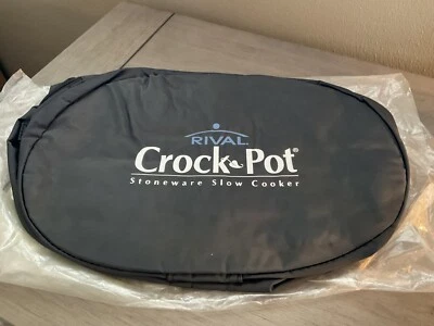 Rival Crock Pot Bolsa de Cocina de Gres Calentador de Viaje 15" X 10" Foto 1 de 4