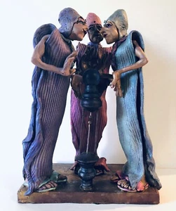 Steven Lee Smeltzer “Three Sistas” High-Fire Stoneware Sculpture 15”x10”x 6.5” - Picture 1 of 10
