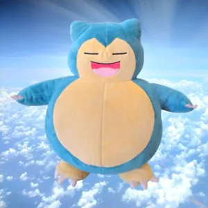 Pokemon Snorlax 10" Talking Stuffed Plush Toy Snooze Action Animal - WORKING! - Picture 1 of 1
