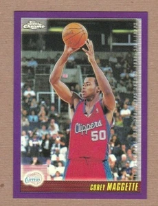 2000-01 Topps Chrome #122 Corey Maggette - rifrattore quasi nuovo + - taglierine - Foto 1 di 2