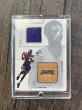 Kobe Bryant 2000-01 Upper Deck SP Game-Used Fabric/Floor #KB-C Lakers HOF Rare
