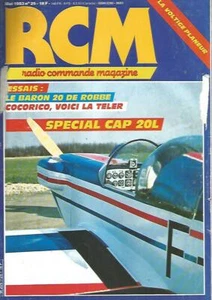 RCM N°25 LE BARON 20 DE ROBBE / SPECIAL CAP 20L / AEROBATIC GLIDER / SOM TRANSIT - Picture 1 of 2