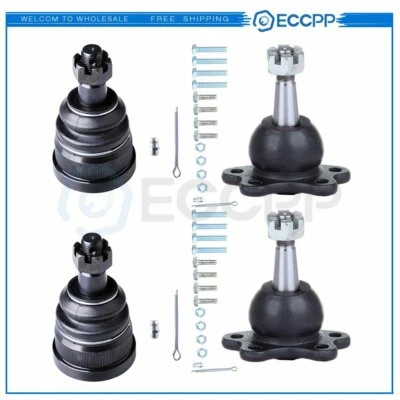 Kit de suspensión de 4 rótulas inferiores y superiores para Chevrolet C1500 1998 1993-1997 Foto 1 de 4