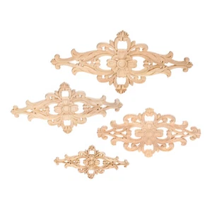 1PC Woodcarving Onlay Appliques Furniture Decal for Cabinet/Door /Dresser Decor - Picture 1 of 11