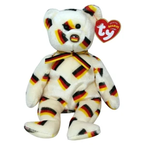 Ty Beanie Baby ❤️ DEUTSCHLAND 8.5" BEAR GERMANY EXCLUSIVE New MWMT's - Picture 1 of 1