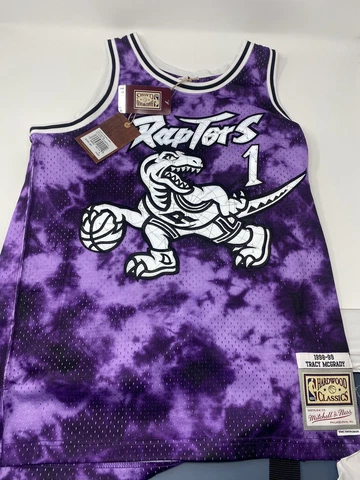 Mitchell and Ness Toronto Raptors Tracy McGrady Reflective Galaxy Jersey Medium Cover